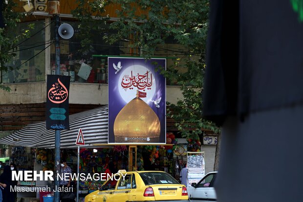 شهر ساری سیاهپوش عزای سالار شهیدان