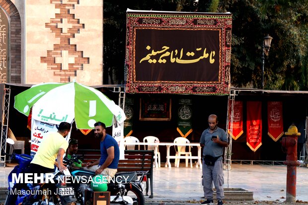شهر ساری سیاهپوش عزای سالار شهیدان