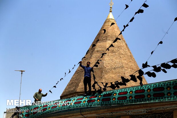 شهر ساری سیاهپوش عزای سالار شهیدان