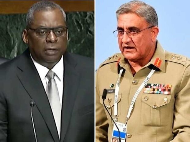 پاکستانی فوج کے سربراہ اور امریکی وزیر دفاع کی ٹیلیفون پر گفتگو