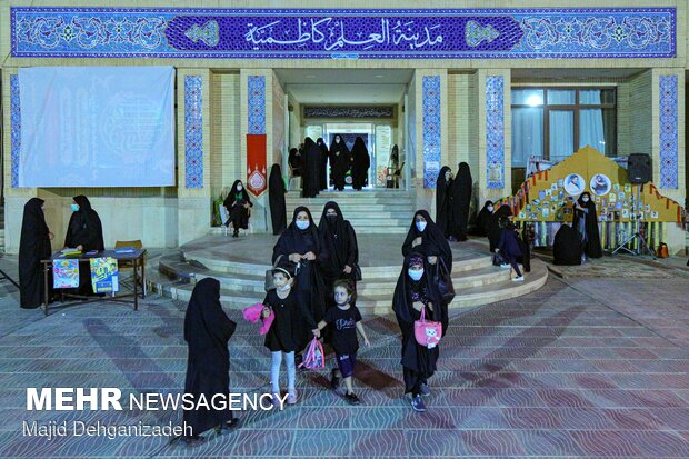 عزاداری شب سوم ماه محرم در کاظمیه یزد