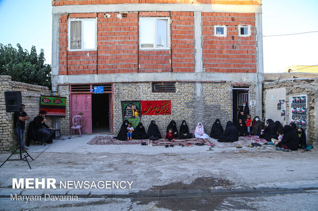 عطر روضه سیدالشهدا در محلات بجنورد/این شهر عزادار حسین است