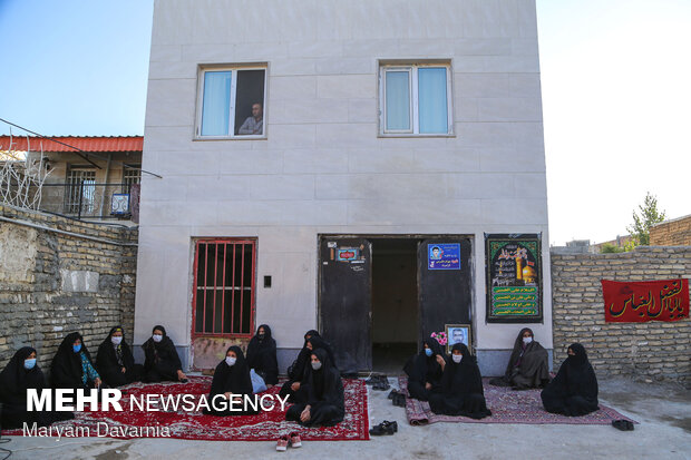 عطر روضه سیدالشهدا در محلات بجنورد/این شهر عزادار حسین است