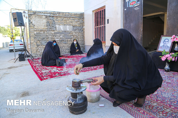 عطر روضه سیدالشهدا در محلات بجنورد/این شهر عزادار حسین است