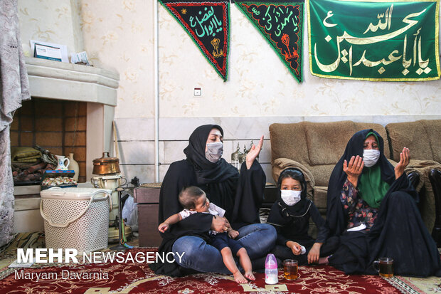 عطر روضه سیدالشهدا در محلات بجنورد/این شهر عزادار حسین است