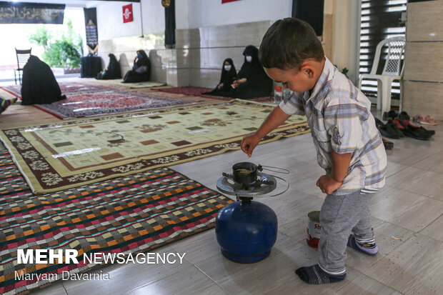 عطر روضه سیدالشهدا در محلات بجنورد/این شهر عزادار حسین است