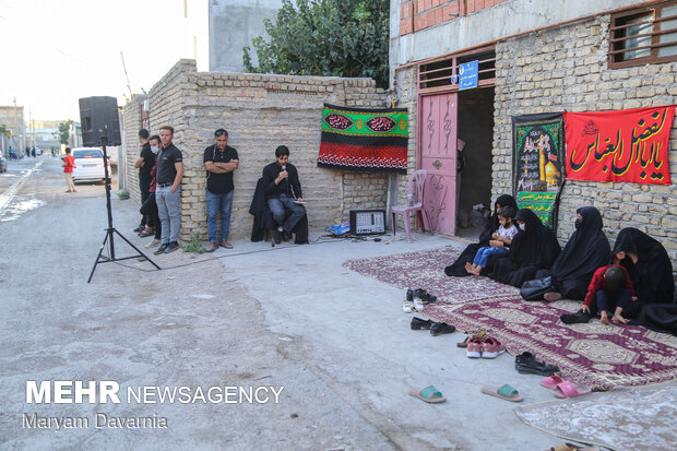 عطر روضه سیدالشهدا در محلات بجنورد/این شهر عزادار حسین است