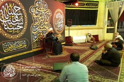 مراسم شب چهارم هیئت عشاق المهدی (عج) استان تهران برگزار شد