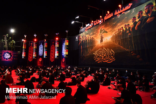 Mourning ceremonies of Muharram held by Tehraners 