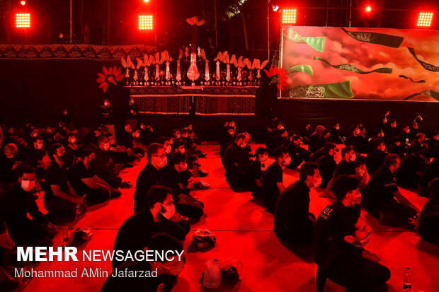 Mourning ceremonies of Muharram held by Tehraners 