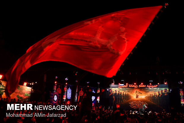 Mourning ceremonies of Muharram held by Tehraners 