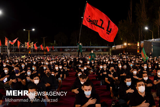 Mourning ceremonies of Muharram held by Tehraners 