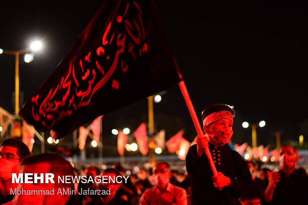 Mourning ceremonies of Muharram held by Tehraners 