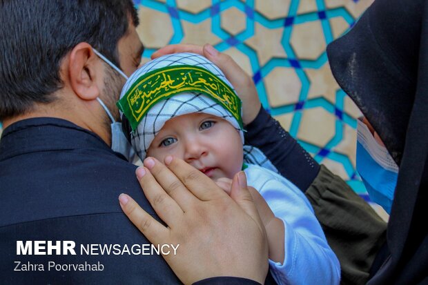 همایش شیرخوارگان حسینی در حرم مطهر شاهچراغ(ع)‎‎