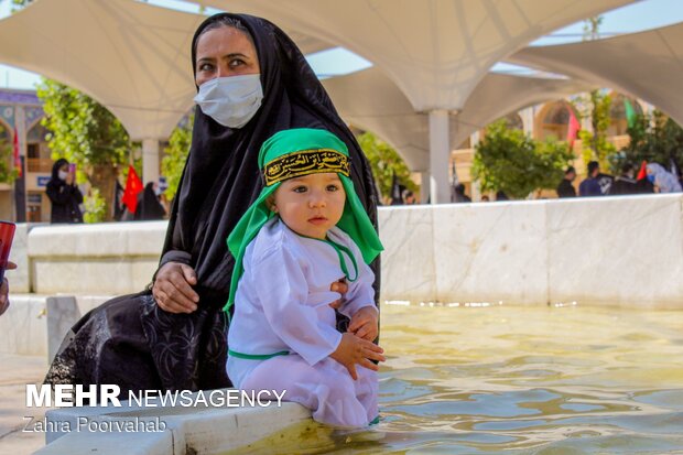 همایش شیرخوارگان حسینی در حرم مطهر شاهچراغ(ع)‎‎