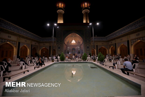 مراسم عزاداری شب چهارم محرم در مسجد جامع گلشن گرگان