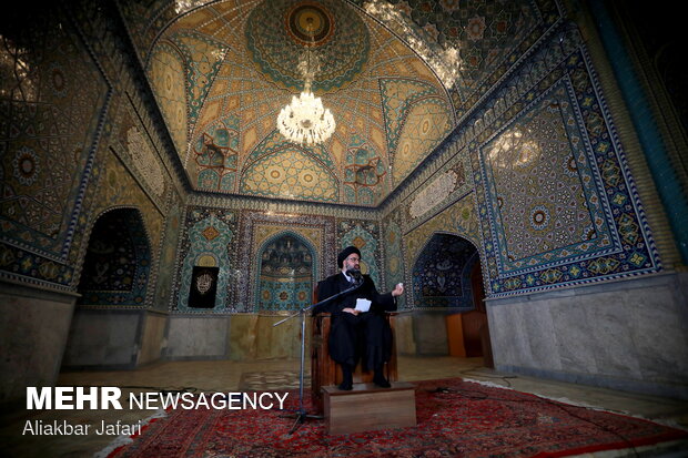 مراسم عزاداری شب چهارم محرم در مسجد جامع گلشن گرگان