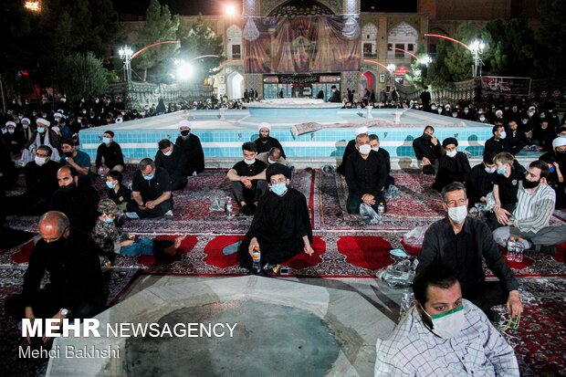Mourning ceremonies in Feyziyeh School of Qom 