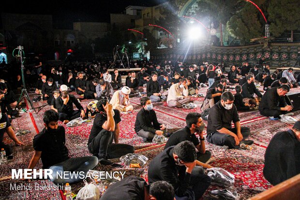 Mourning ceremonies in Feyziyeh School of Qom 