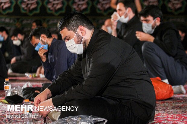 Mourning ceremonies in Feyziyeh School of Qom 