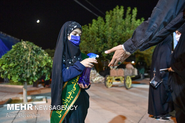 عزاداری شب‌های محرم در هیئت رهپویان وصال شیراز