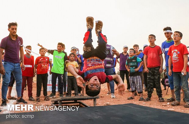 المپیک در کمپ آوارگان سوری