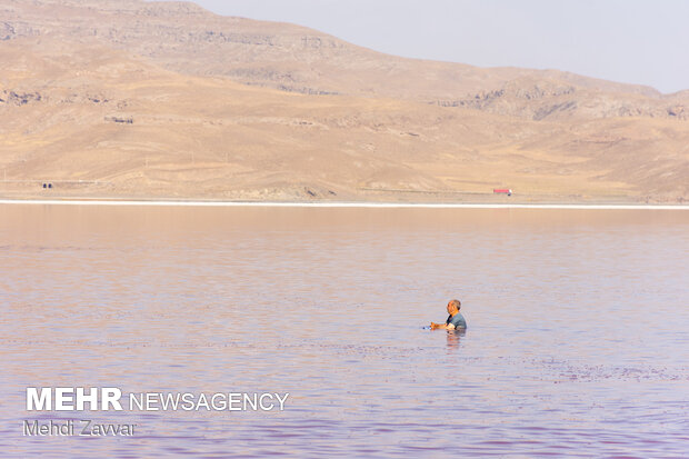 Lake Urmia these days amid pandemic