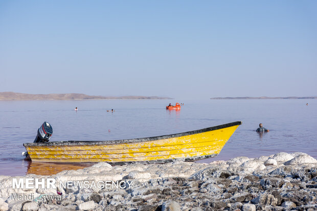 Lake Urmia these days amid pandemic