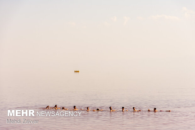 Lake Urmia these days amid pandemic