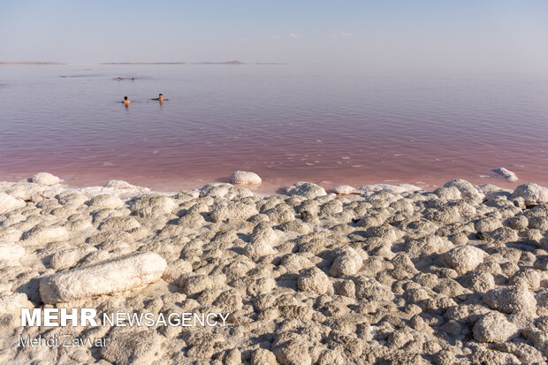 Lake Urmia these days amid pandemic