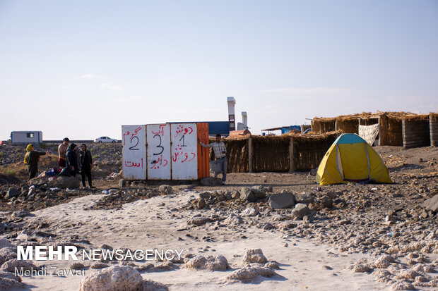 Lake Urmia these days amid pandemic