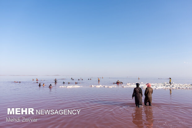 Lake Urmia these days amid pandemic