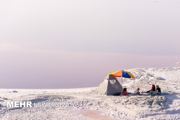 Lake Urmia these days amid pandemic