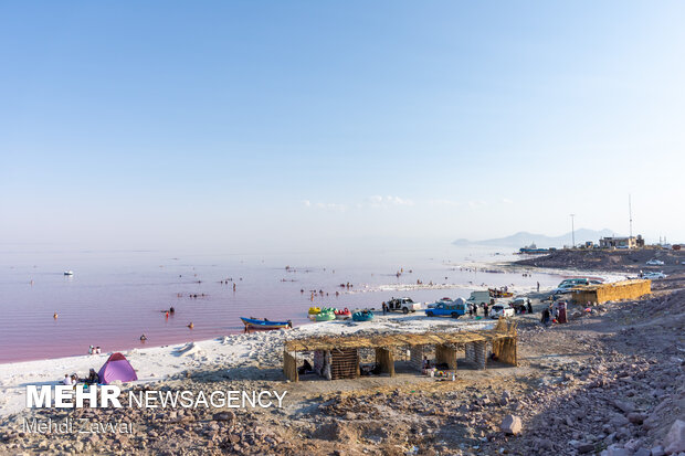 Lake Urmia these days amid pandemic