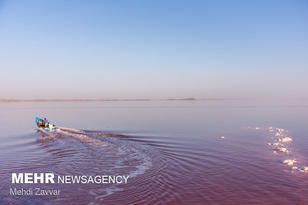 Lake Urmia these days amid pandemic