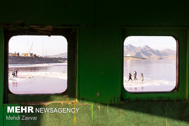 Lake Urmia these days amid pandemic