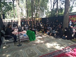 مراسم شب ششم امامزاده علی اکبر(ع) پلائین تهران برگزار شد