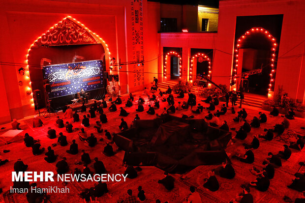 6th night of Muharram mourning ceremony held in Hamedan