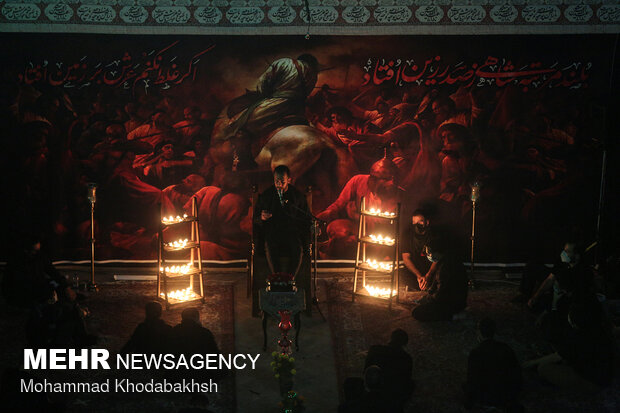 6th night of Muharram mourning ceremony 