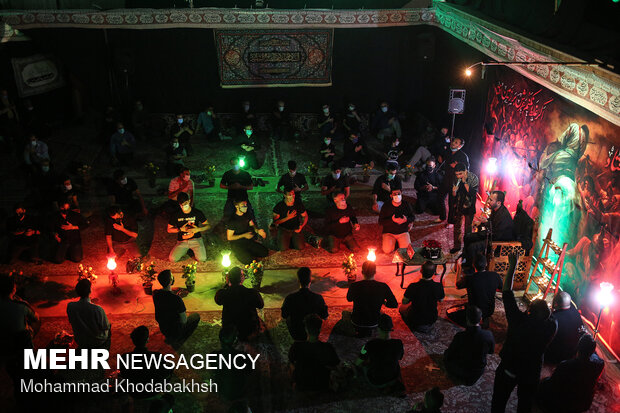 6th night of Muharram mourning ceremony 