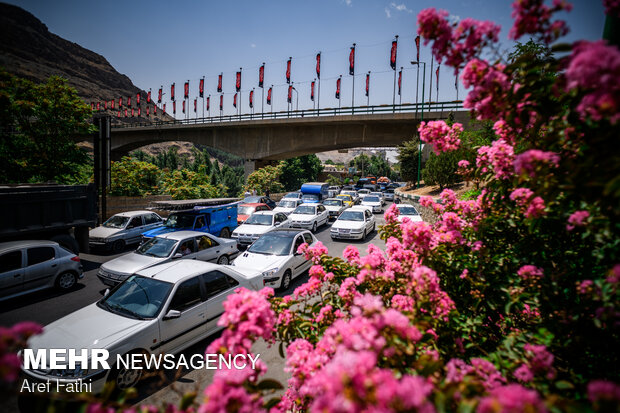 تدابیر پلیس راهور برای روز ۱۳ فروردین/ترافیک در جاده چالوس