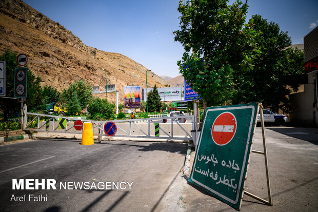 محور چالوس و آزادراه تهران - شمال یک‌طرفه شد