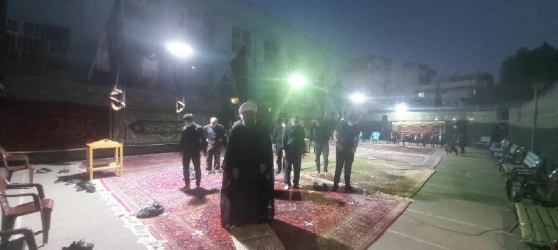 مراسم شب ششم هیت متوسلین به حضرت امام حسین (ع) تهران برگزار شد