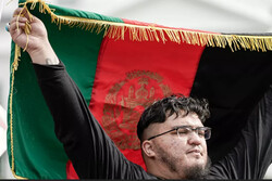 راهپیمایی صدها نفر در پایتخت آمریکا در حمایت از مردم افغانستان