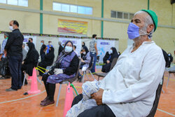 Vaccination center in Yazd