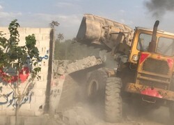 تخریب ۳۵ ساخت و ساز غیرمجاز در اراضی کشاورزی مهرشهر