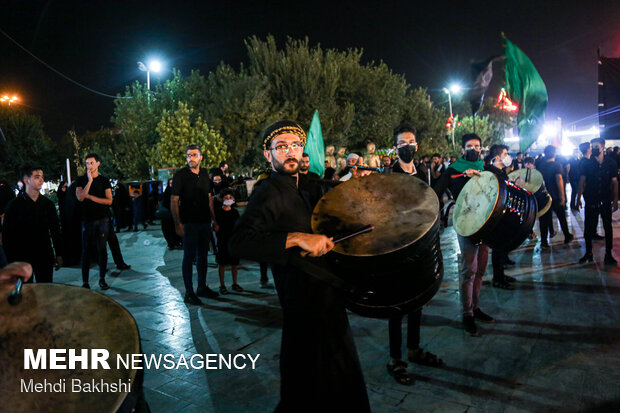 دسته عزاداری « مشق شمشیر » نجفی های مقیم قم