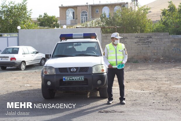 اجرای طرح منع تردد در مبادی ورودی مرکز کردستان