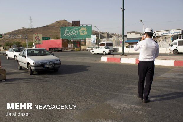 کاهش ۱۱ درصدی تردد های بین شهری در جاده های کردستان