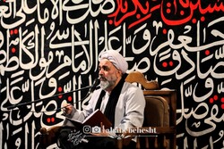 مراسم شب هشتم هیئت مسجد شهید بهشتی تهران برگزار شد